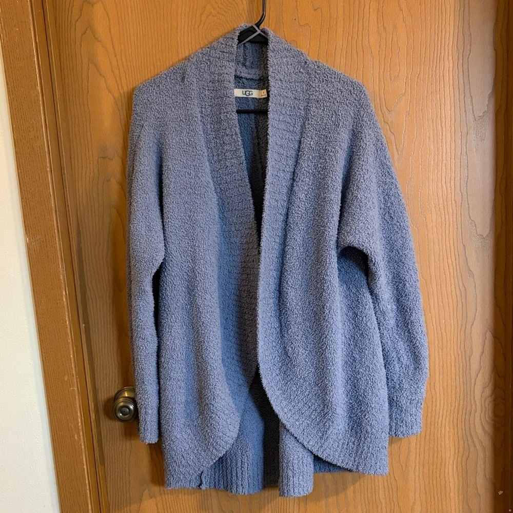 UGG Women’s Soft Fremont Cardigan‎ in Boucle Blue Medium